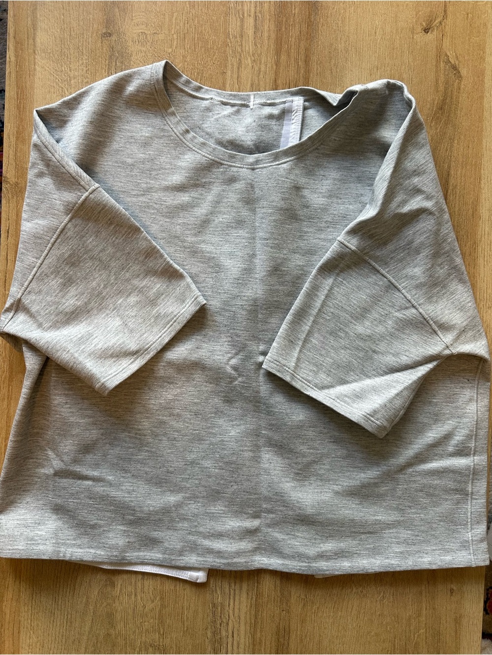 lululemon athletica Light Gray Crop Top